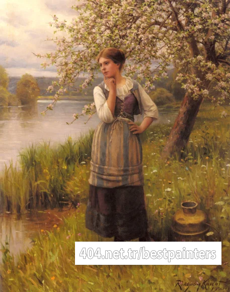 Knight_Daniel_Ridgeway_Beneath_The_Apple_Tree