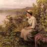 Knight_Daniel_Ridgeway_Resting_In_The_Garden