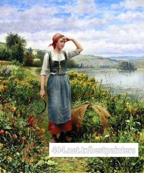 Knight_Daniel_Ridgway_A_Field_of_Flowers