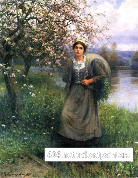 Knight_Daniel_Ridgway_Apple_Blossoms_in_Normandy