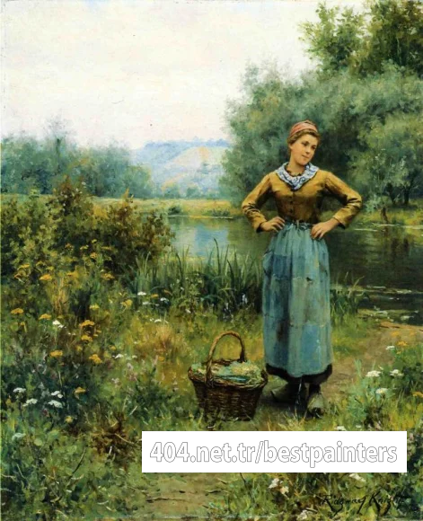 Knight_Daniel_Ridgway_Girl_in_a_Landscape