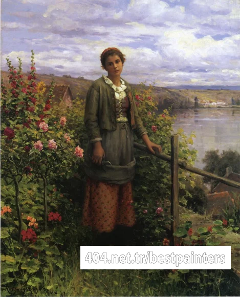 Knight_Daniel_Ridgway_In_Her_Garden