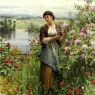 Knight_Daniel_Ridgway_Julia_among_the_Roses