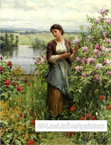Knight_Daniel_Ridgway_Julia_among_the_Roses