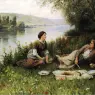 Knight_Daniel_Ridgway_Normandy_Garden_aka_Le_Gouter