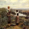 Knight_Daniel_Ridgway_Picking_Flowers
