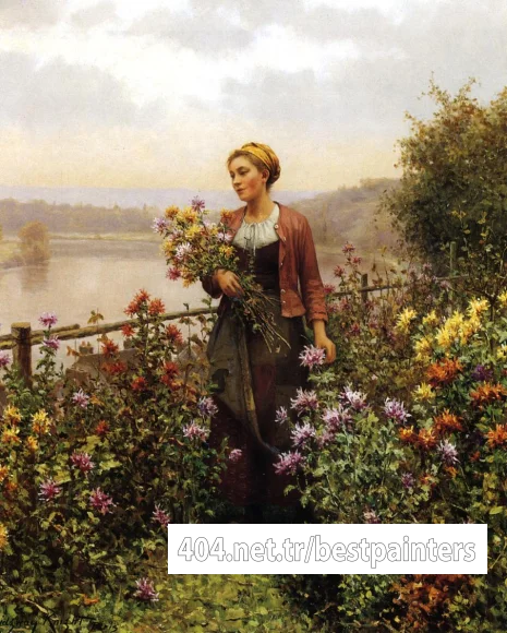 Knight_Daniel_Ridgway_Woman_in_a_Garden