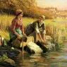 Knight_Daniel_Ridgway_Women_Washing_Clothes_by_a_Stream