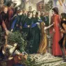 Rossetti_Dante_Gabriel_Beatrice_Meeting_Dante_at_a_Wedding_Feast_Denies_him_her_Salutation