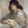 Rossetti_Dante_Gabriel_La_Donna_Della_Finestra_1880_coloured_chalks