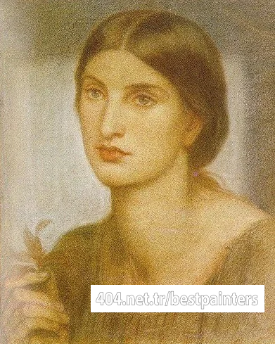 Rossetti_Dante_Gabriel_Study_of_a_Girl