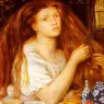 Rossetti_Dante_Gabriel_Woman_Combing_Her_Hair