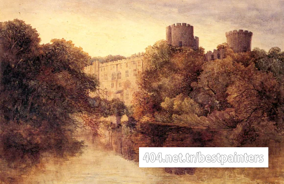 Cox_David_Castle_In_An_Autumn_Landscape