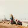 Cox_David_Fisherfolk_On_The_Shore