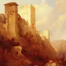 Roberts_David_Tower_Of_Comares,_Alhambra,_Granada