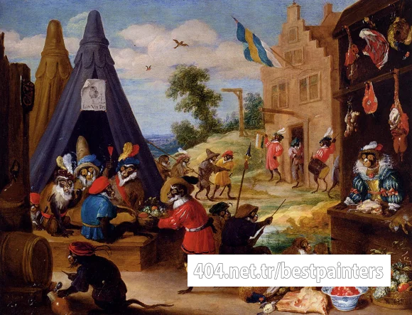 Teniers_David_A_Festival_Of_Monkeys