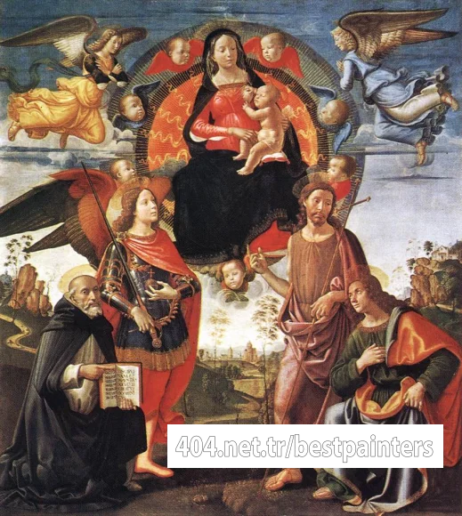 GHIRLANDAIO_Domenico_Madonna_In_Glory_With_Saints