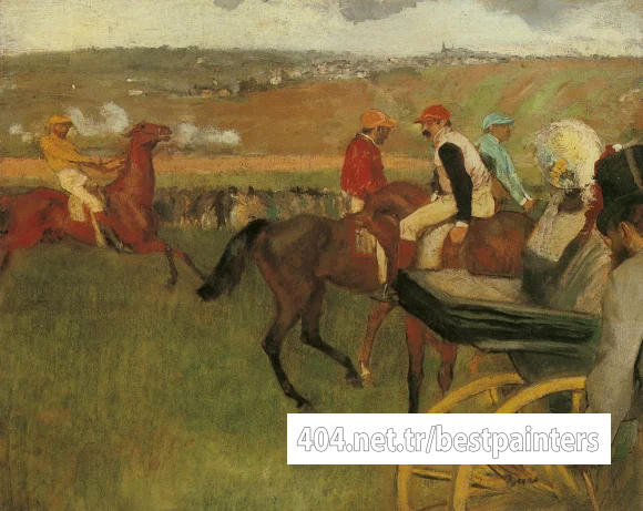 Degas_Edgar_At_the_Races_Gentlemen_Jockeys_c1877_80