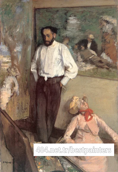 Degas_Portrait_of_the_Painter_Henri_Michel_Levy