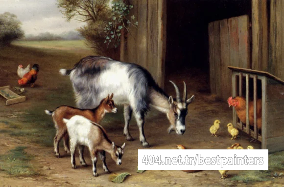 Hunt_Edgar_Goats_And_Poultry