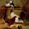 Hunt_Edgar_Pigeons_And_Chickens