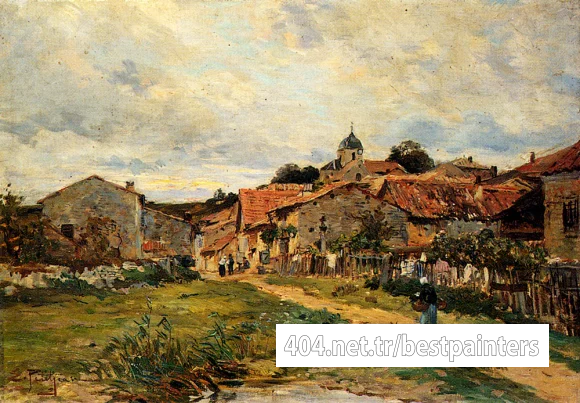 Peitjean_Edmond_The_Village_Road