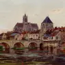 Petitjean_Edmond_Marie_View_Of_Moret_Sur_Loing