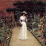 Leighton_Edmund_Blair_Lady_in_a_Garden