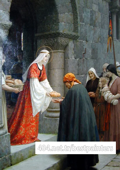 Leighton_Edward_Blair_Charity_of_St._Elizabeth_of_Hungary
