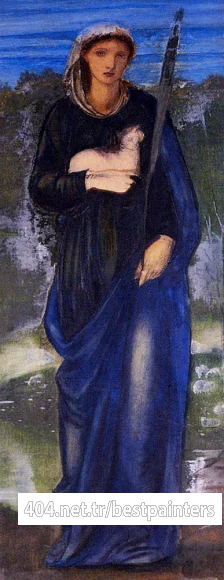 Burne_Jones_Sir_Edward_Coley_St_Agnes