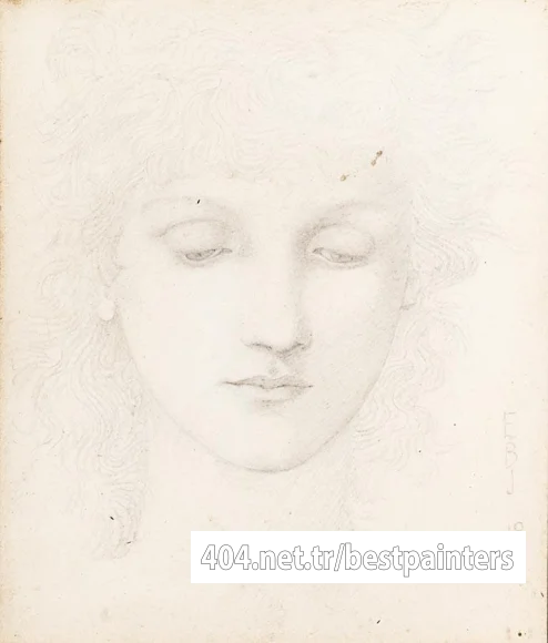 Burne_Jones_Edward_Coley_Head_of_a_Girl