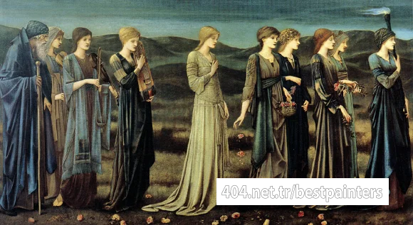 Burne_Jones_The_Wedding_of_Psyche_1895