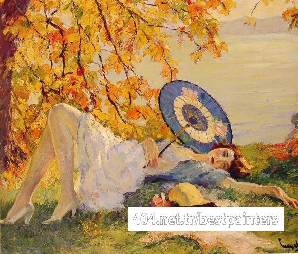 Woman_Reclining_by_a_Lake