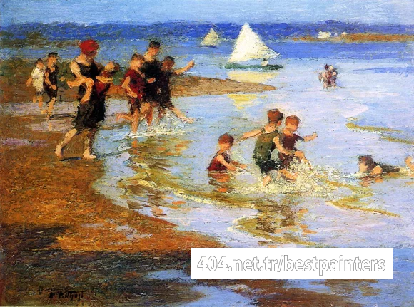 Pothast_Edward_Children_at_Play_on_the_Beach