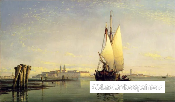 Cooke_Edward_William_On_The_Lagoon_Of_Venice