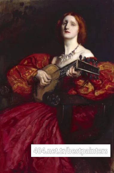 Abbey_Edwin_Austin_A_Lute_Player