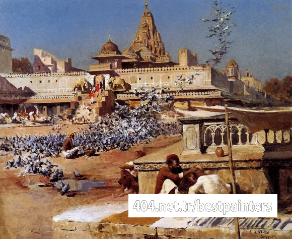 Weeks_Edwin_Feeding_The_Sacred_Pigeons_Jaipur