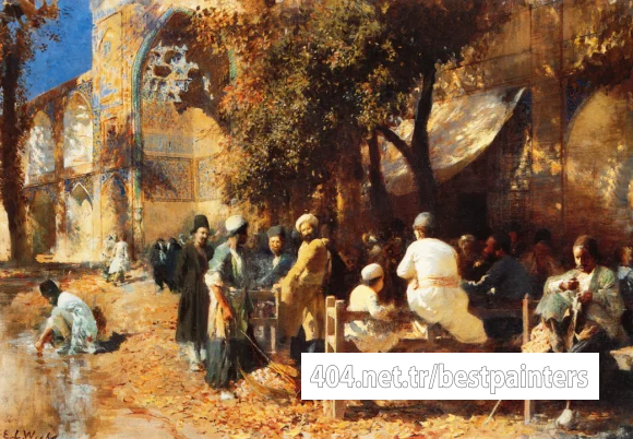 Weeks_Edwin_Lord_A_Persian_Cafe