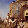 Weeks_Edwin_Old_Blue_Tiled_Mosque_Outside_Of_Delhi_India