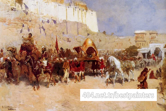 Weeks_Edwin_Wedding_Procession_Jodhpur