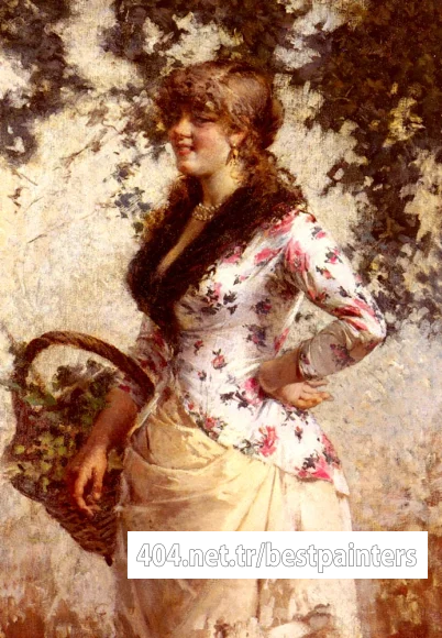 Lancerotto_Egisto_A_Young_Woman_In_A_Vineyard