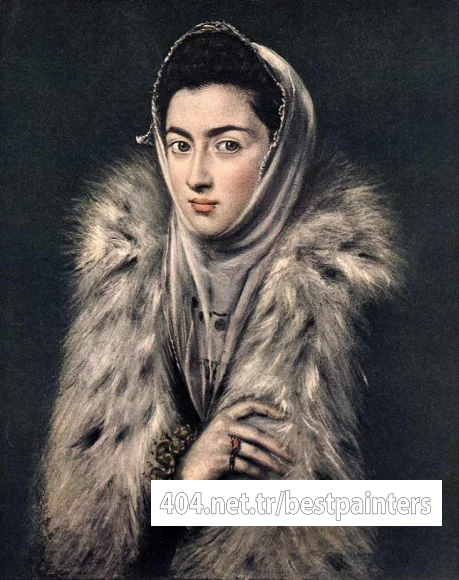 El_Greco_Lady_with_a_Fur_1577_80
