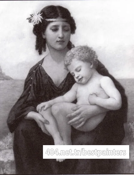 Bouguereau_Elizabeth_By_the_Seashore1