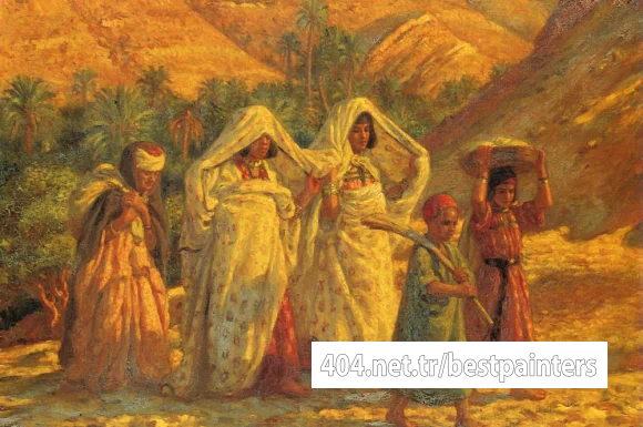 Dinet_Etienne_Arab_Women_And_Children