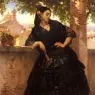 Giraud_Eugene_Pierre_Francois_A_Spanish_Beauty_With_A_Fan