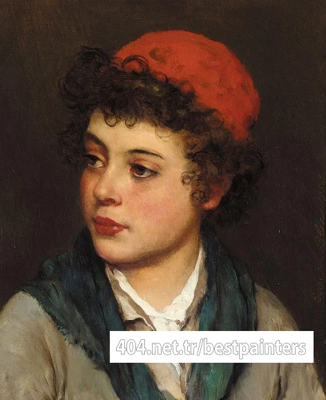 Blaas_Eugen_von_Portrait_of_a_Boy