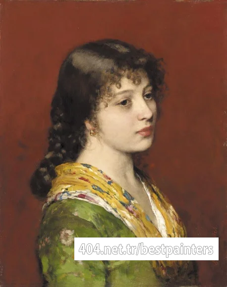 Blaas_Eugen_von_The_Yellow_Shawl