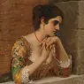 Blaas_Eugen_von_venetian_beauty_on_balcony