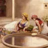 Fabbi_Fabio_Reclining_Odalisques_By_A_Reflecting_Pool