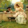Andreotti_Federico_A_Tender_Moment_In_The_Garden